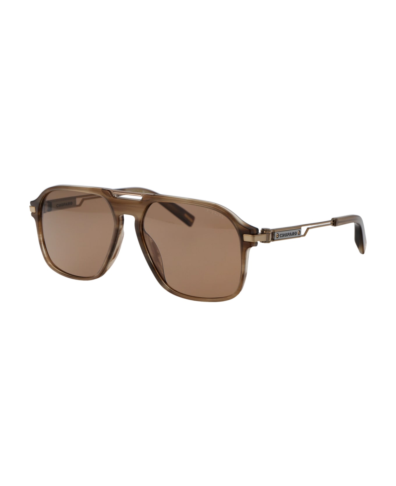 Chopard Sch347 Sunglasses - 6YHP BROWN サングラス