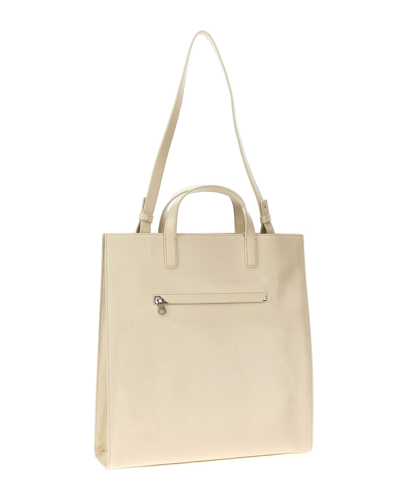 Courrèges 'heritage Naplack' Shopping Bag - Gray トートバッグ