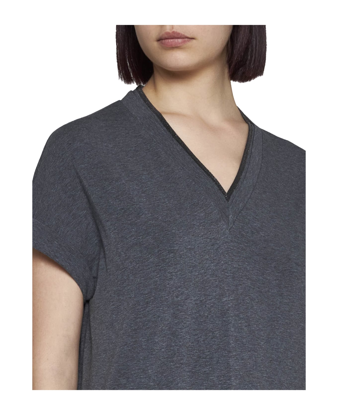 Brunello Cucinelli T-Shirt - Grey Tシャツ
