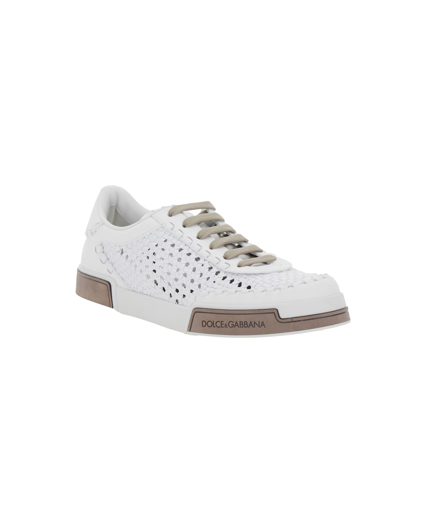 Dolce 
Gabbana Mesh Panel Sneakers