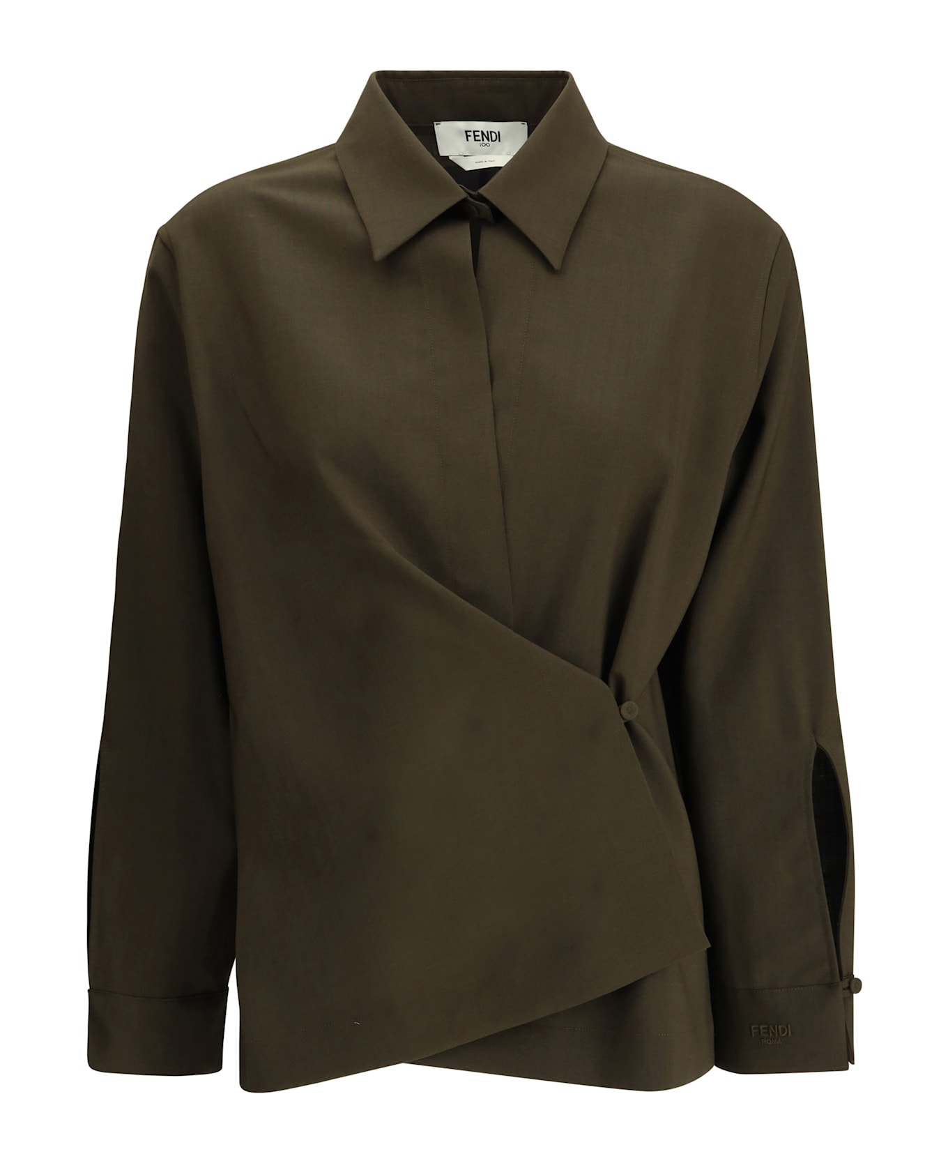 Fendi Shirt In Wool And Mohair
