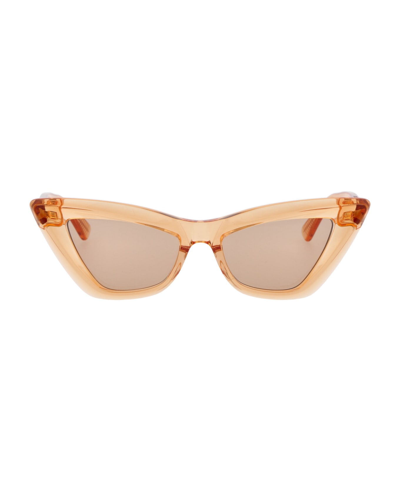 Bottega Veneta Eyewear Bv1101s Sunglasses - 011 ORANGE ORANGE BROWN サングラス
