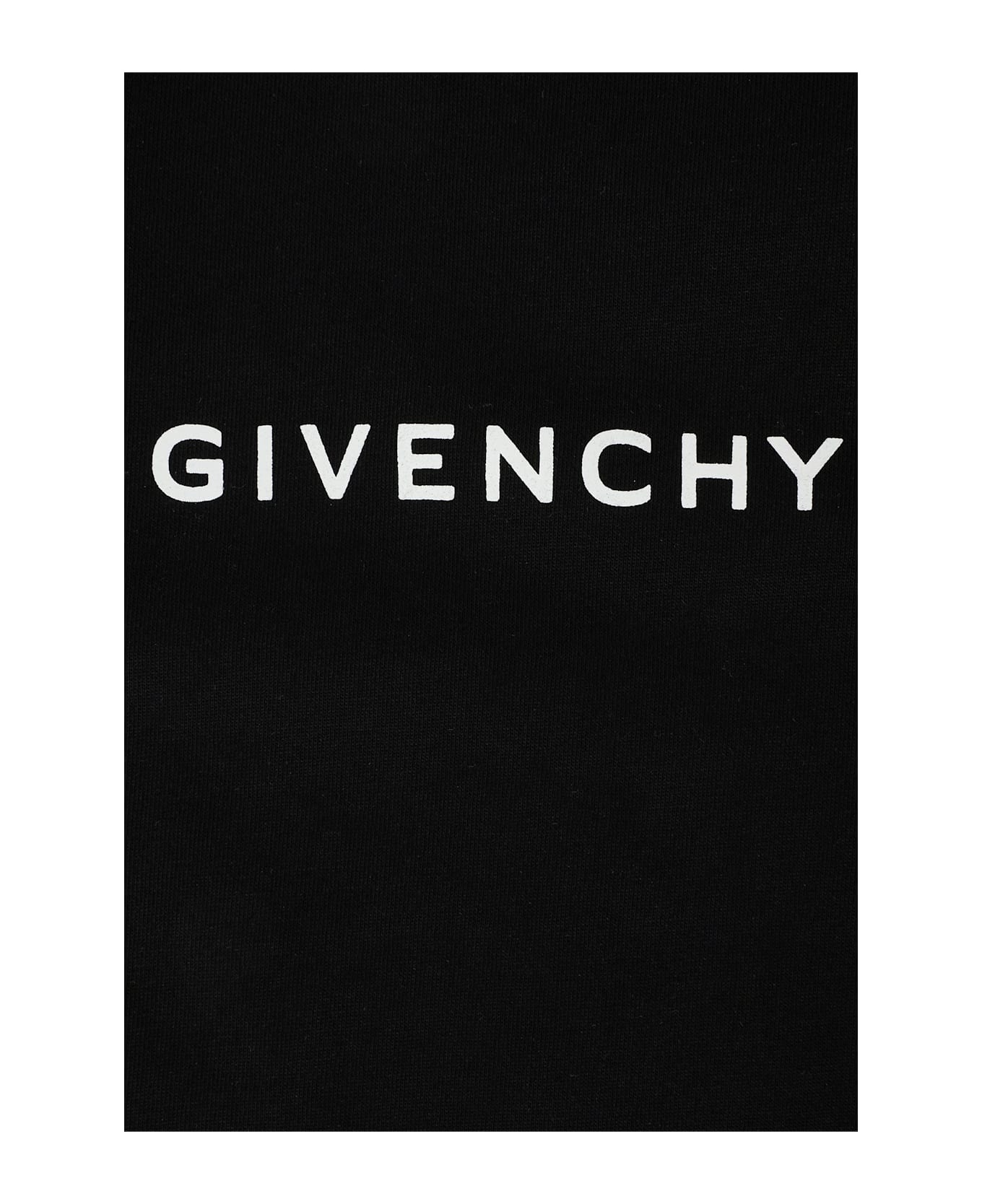 Givenchy Black T-shirt For Babykids With Logo - Black