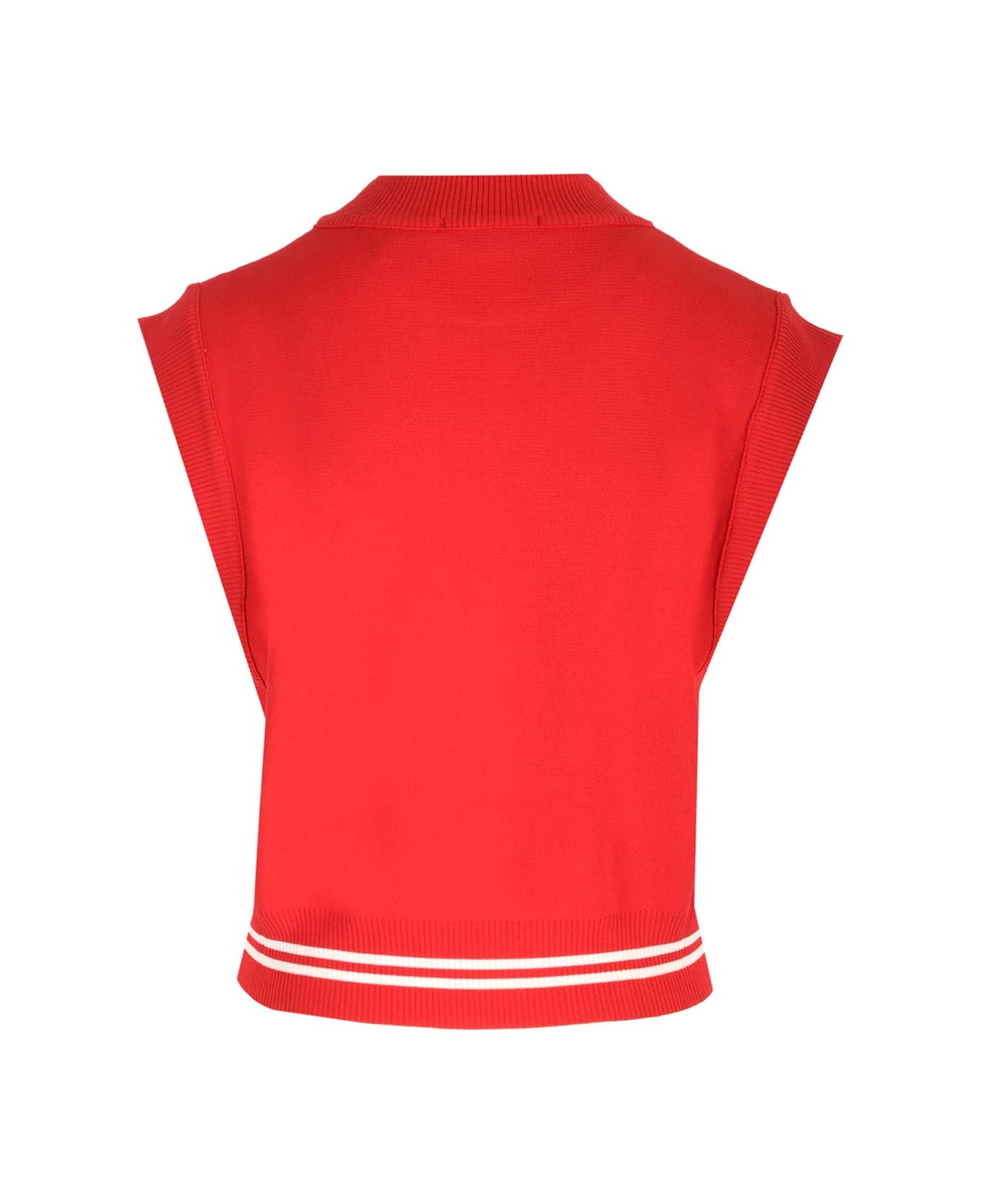 Autry Top With Logo - Red ジャケット