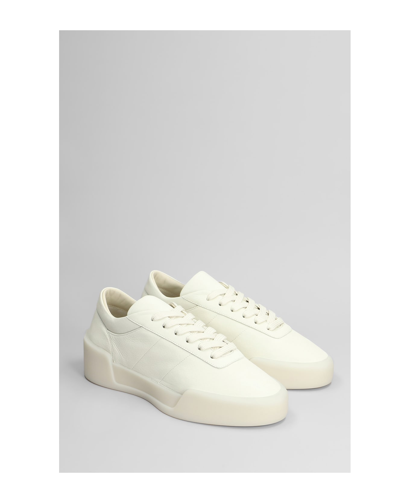Fear of God Aerobic Low Sneakers In Beige Suede - beige