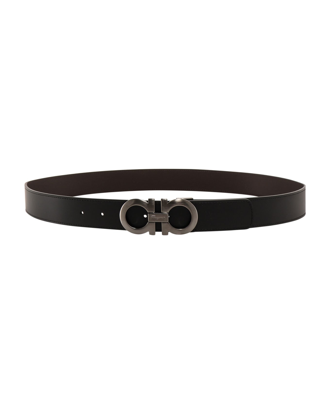 Ferragamo Leather Belt - Black