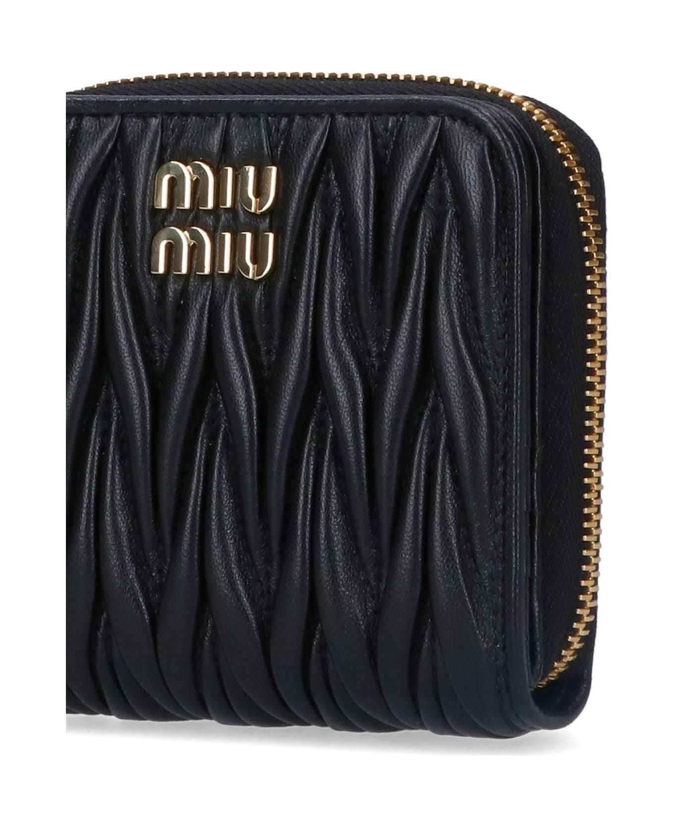 Miu Miu Small Logo Wallet - NERO