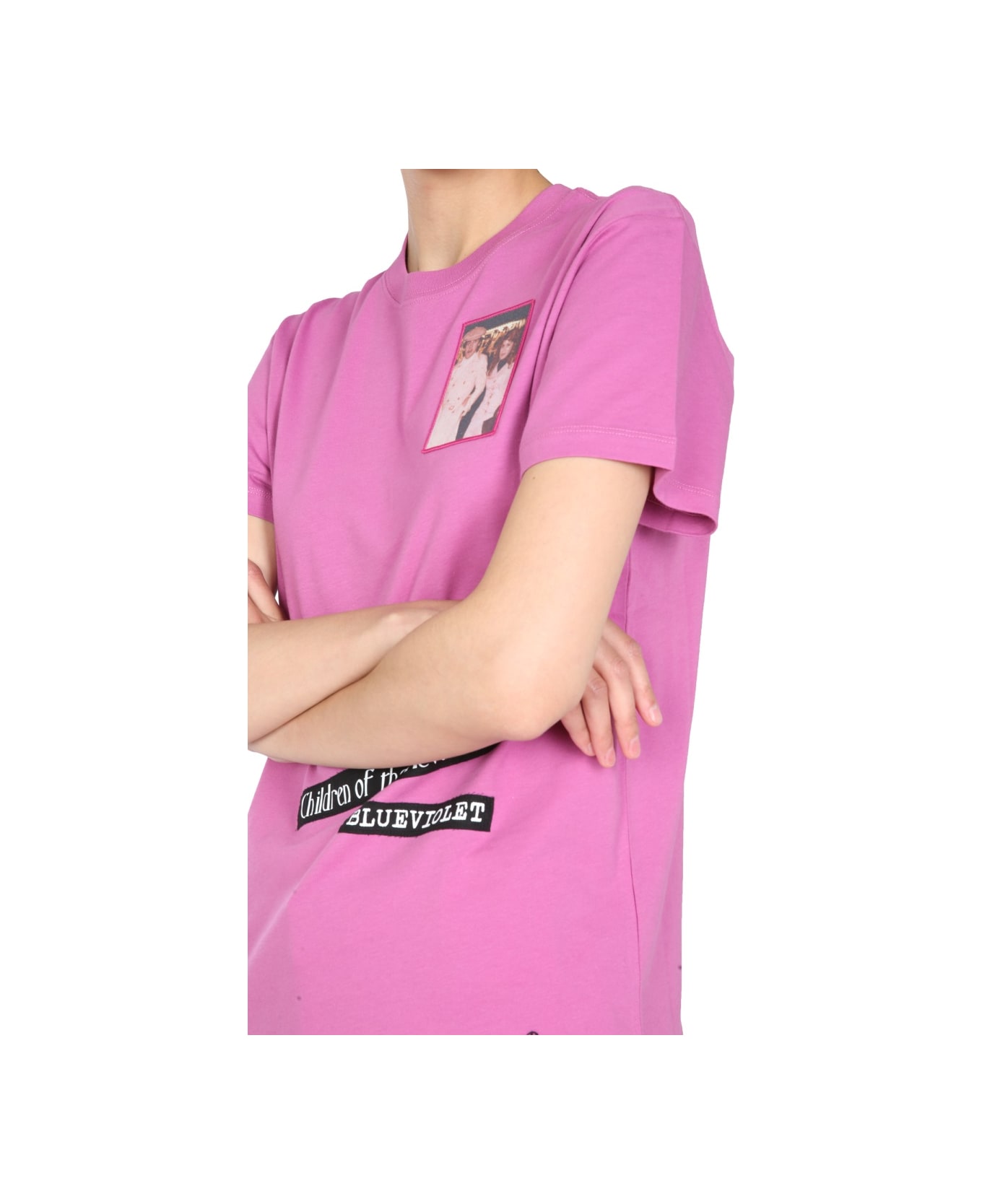 Raf Simons Crew Neck T-shirt - PINK Tシャツ