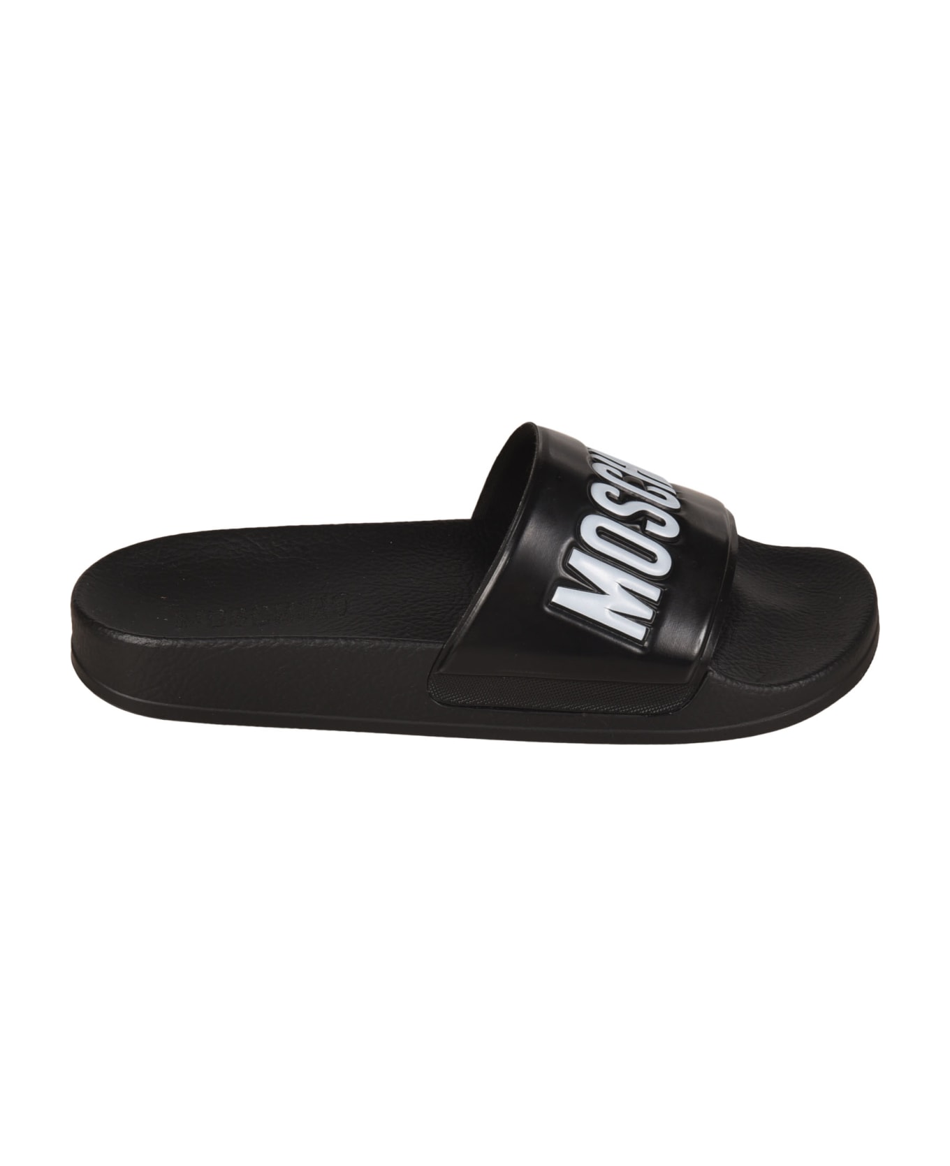Moschino Embossed Logo Sliders Moschino