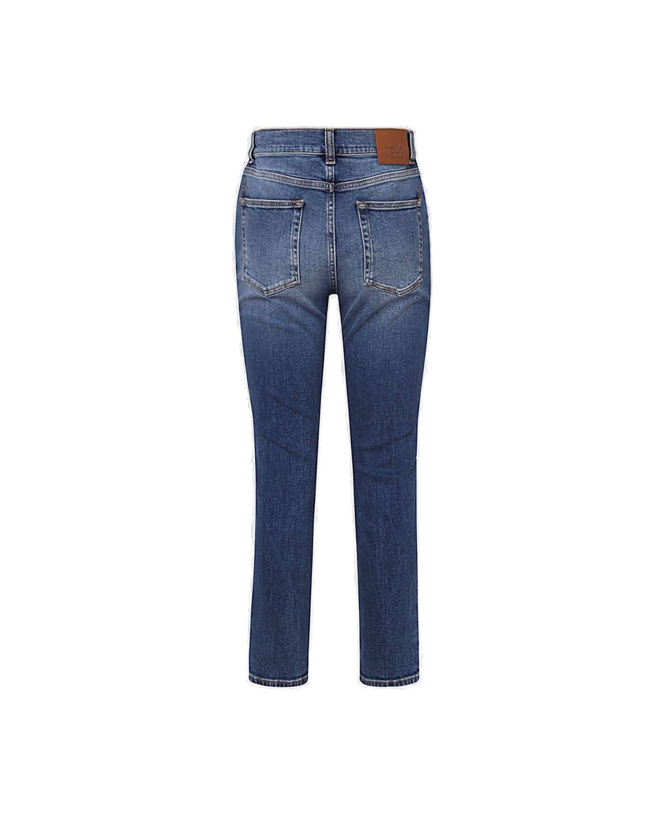 Alexander McQueen Slim Fit Denim Jeans - Clear Blue デニム
