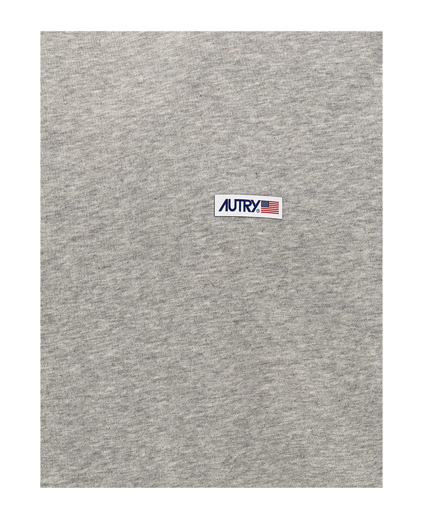 Autry Logo Sweatshirt - Gray フリース