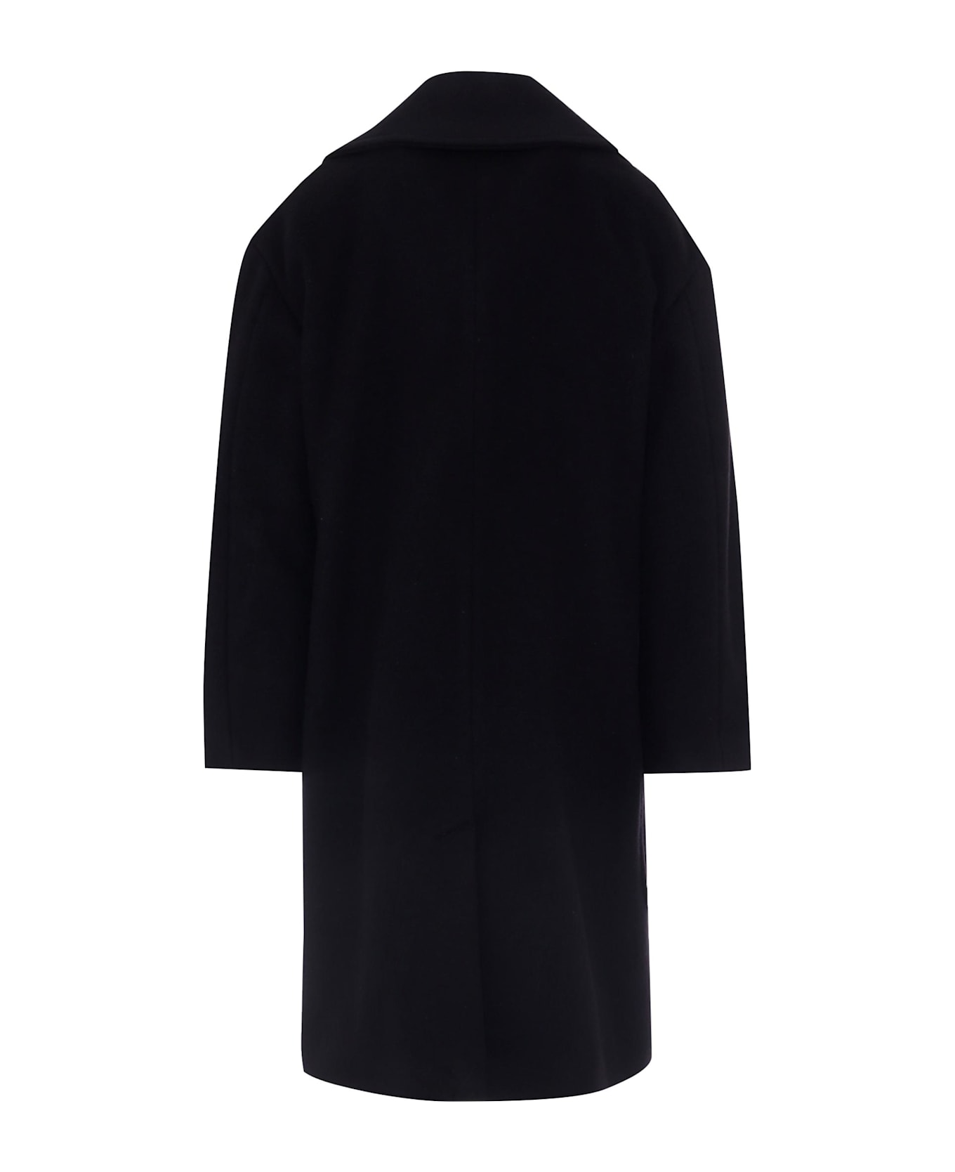 Balmain Black Coat For Girl - Black