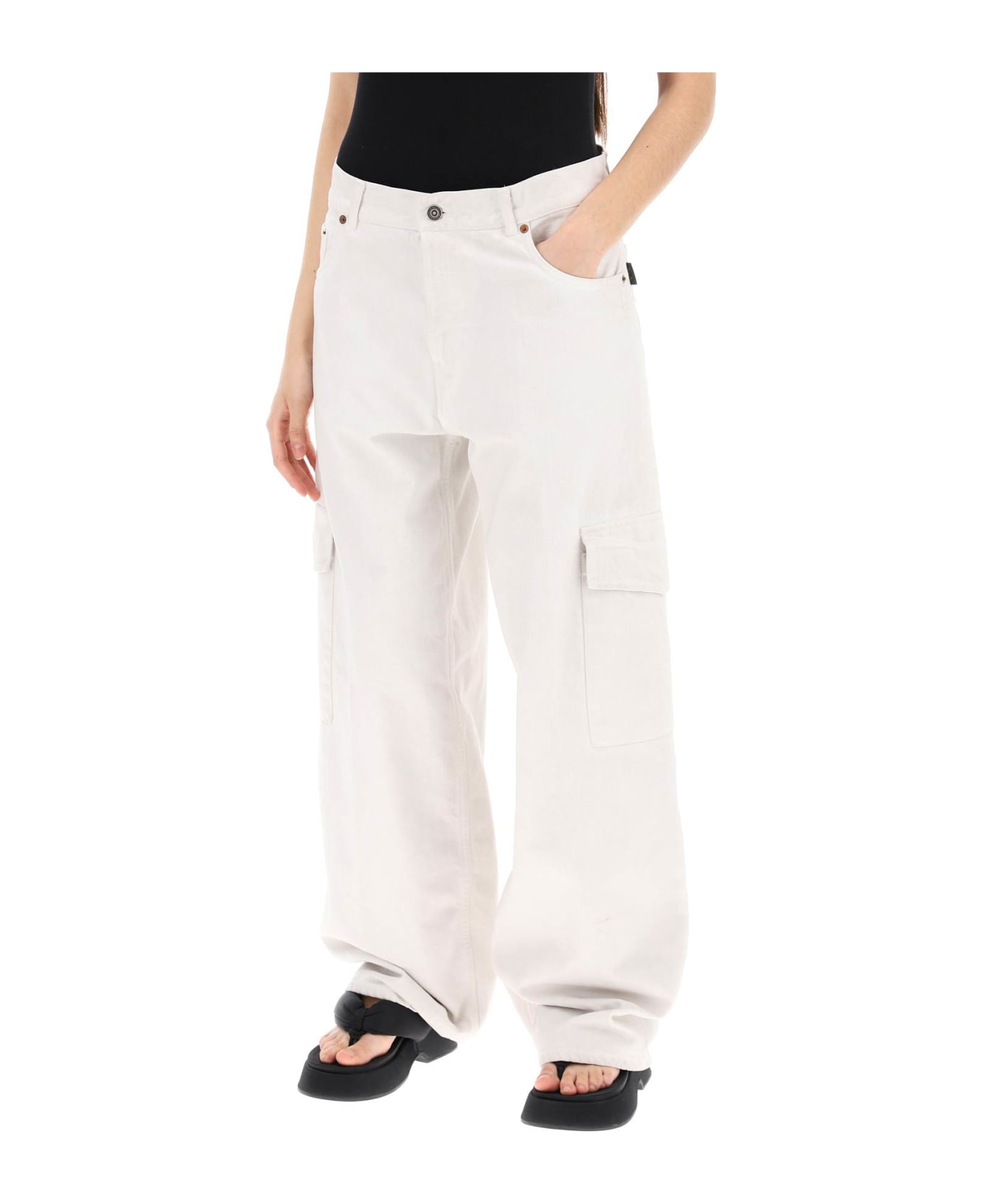 Haikure Bethany Cargo Jeans For - WHITE (White)