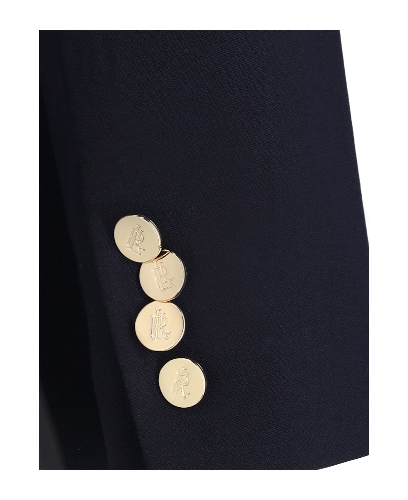 Ralph Lauren Double-breasted Blazer - Lauren Navy