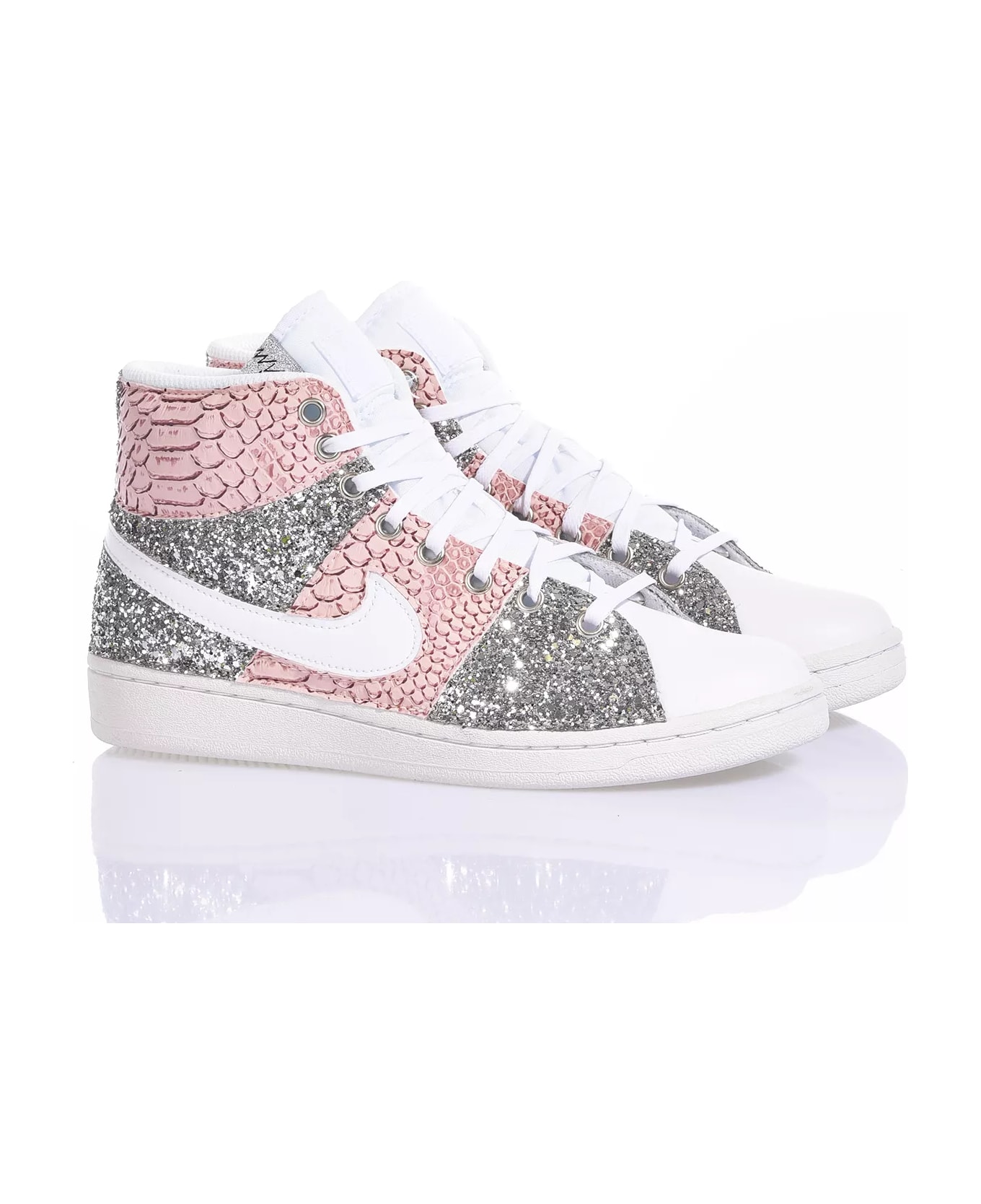 Mimanera Nike Hi Pink Glam Custom