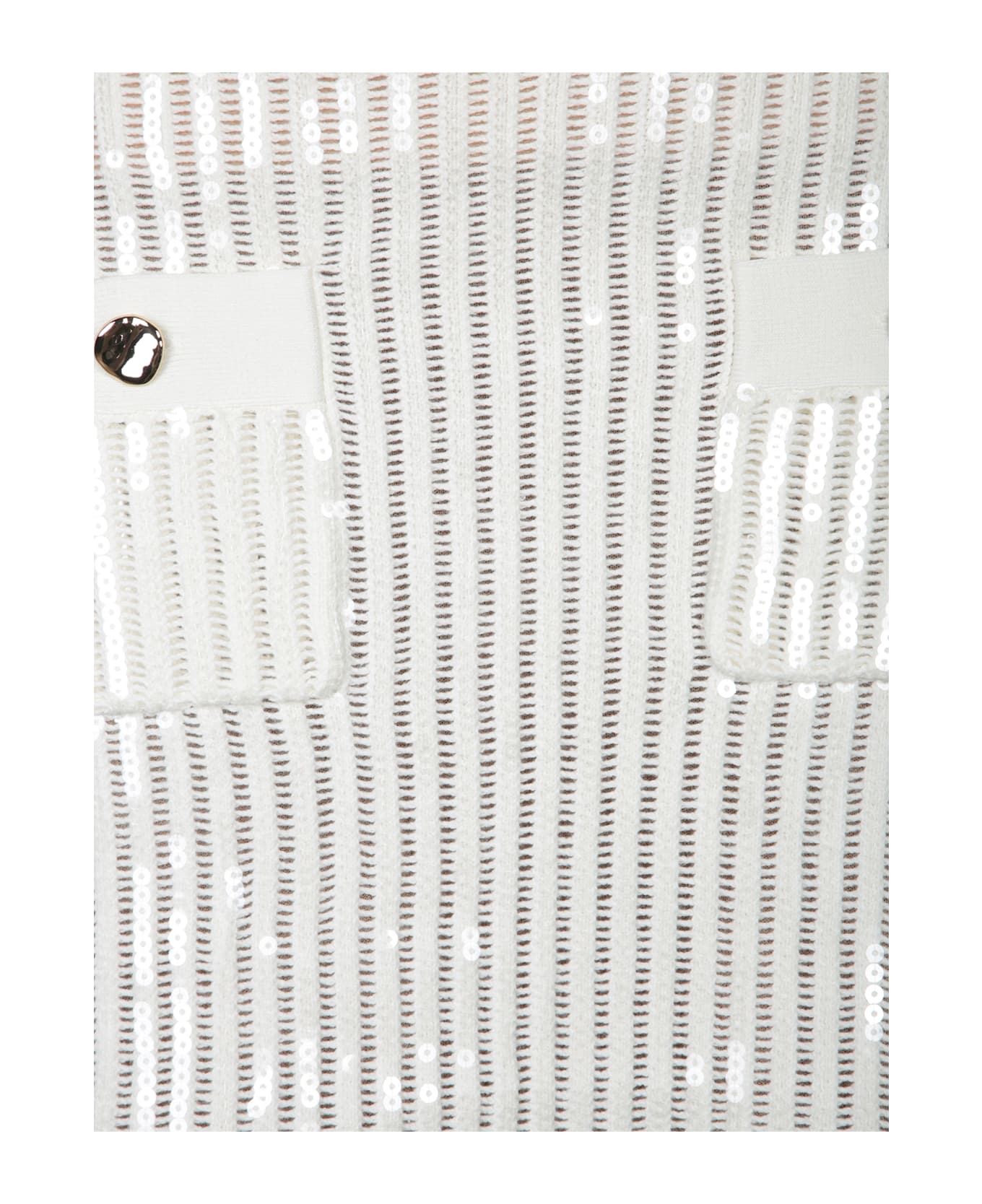 self-portrait 
crochet
 Skirt In White Cotton Blend - White