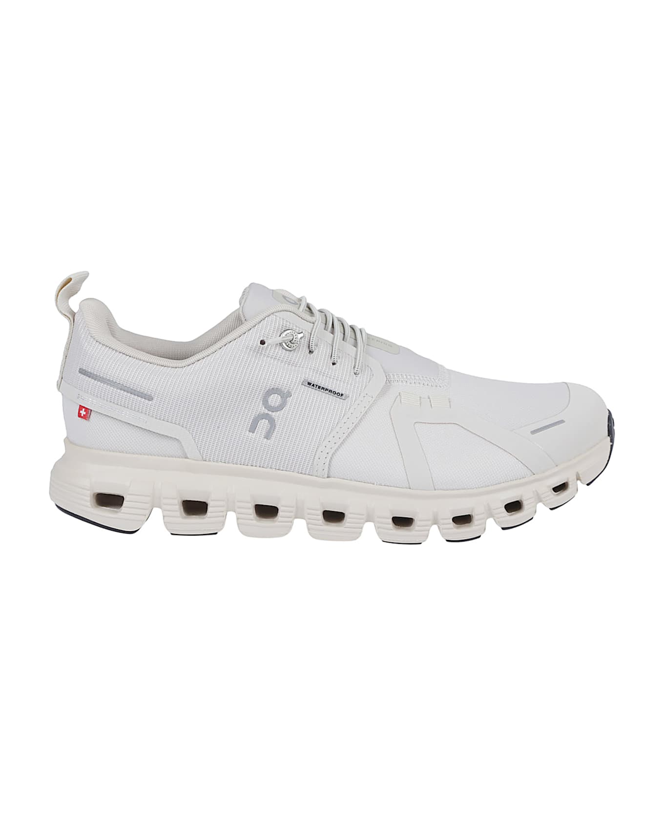 ON Cloud 6 Waterproof Sneakers - Pearl/cream