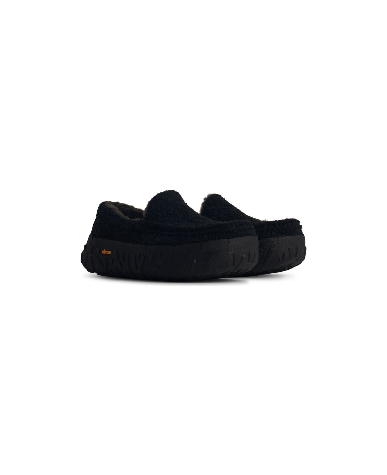 UGG 
ascot
 Black Suede Loafers - Black