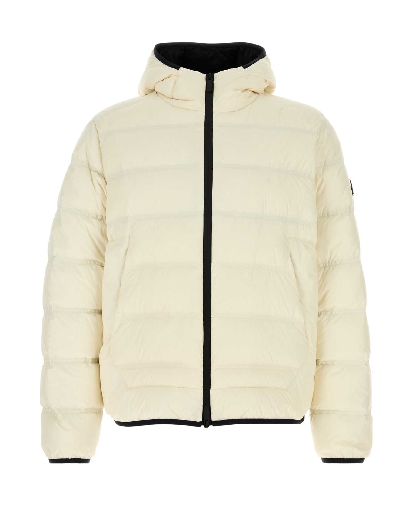 Moncler White Nylon Gardy Down Jacket - 050 ダウンジャケット