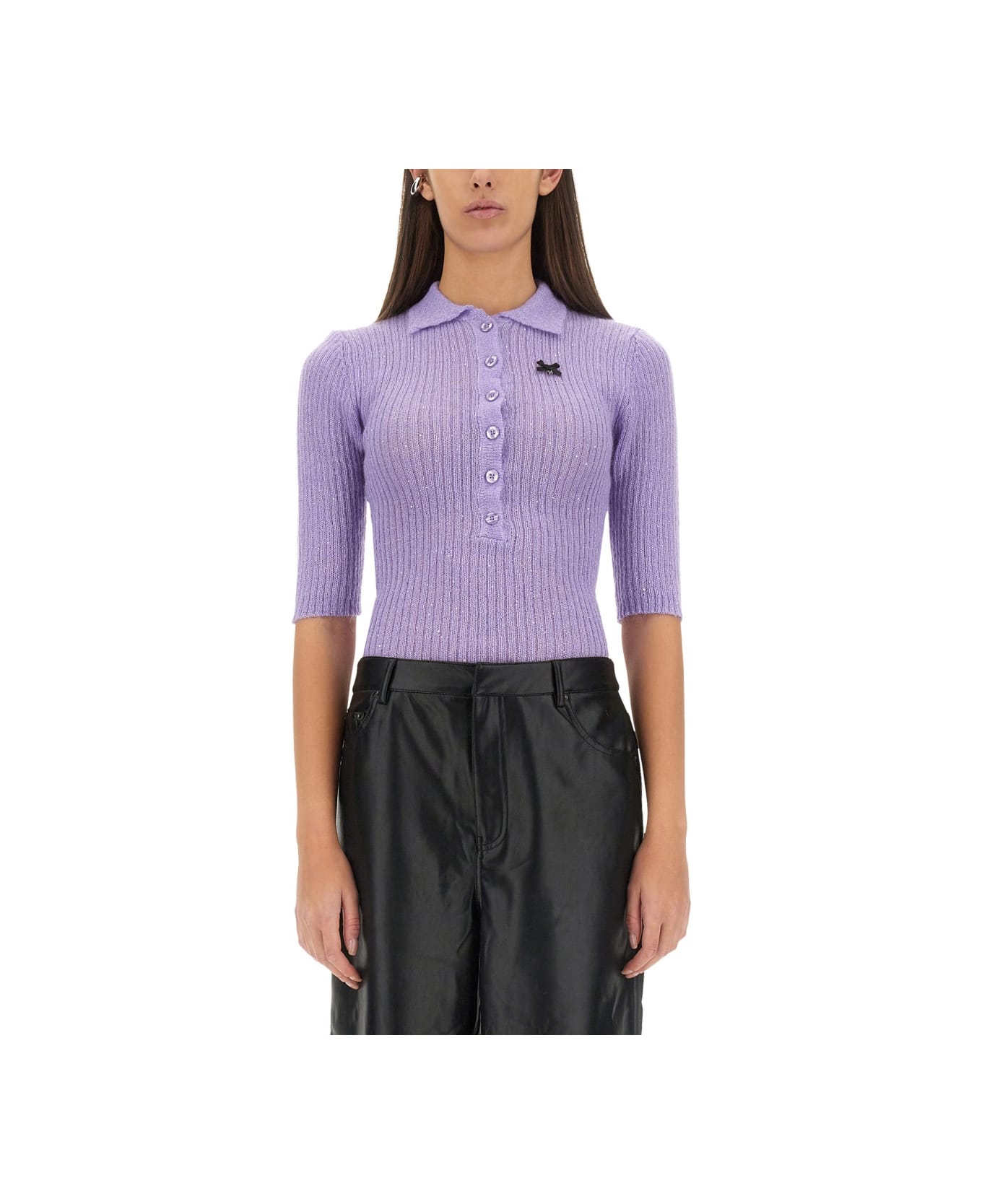 Rotate by Birger Christensen Mohair Sweater - LILAC