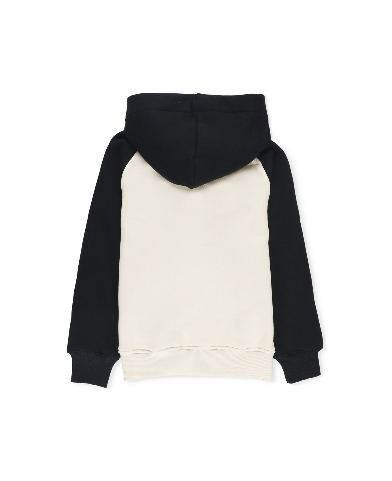 MSGM Logo Printed Drop Shoulder Hoodie