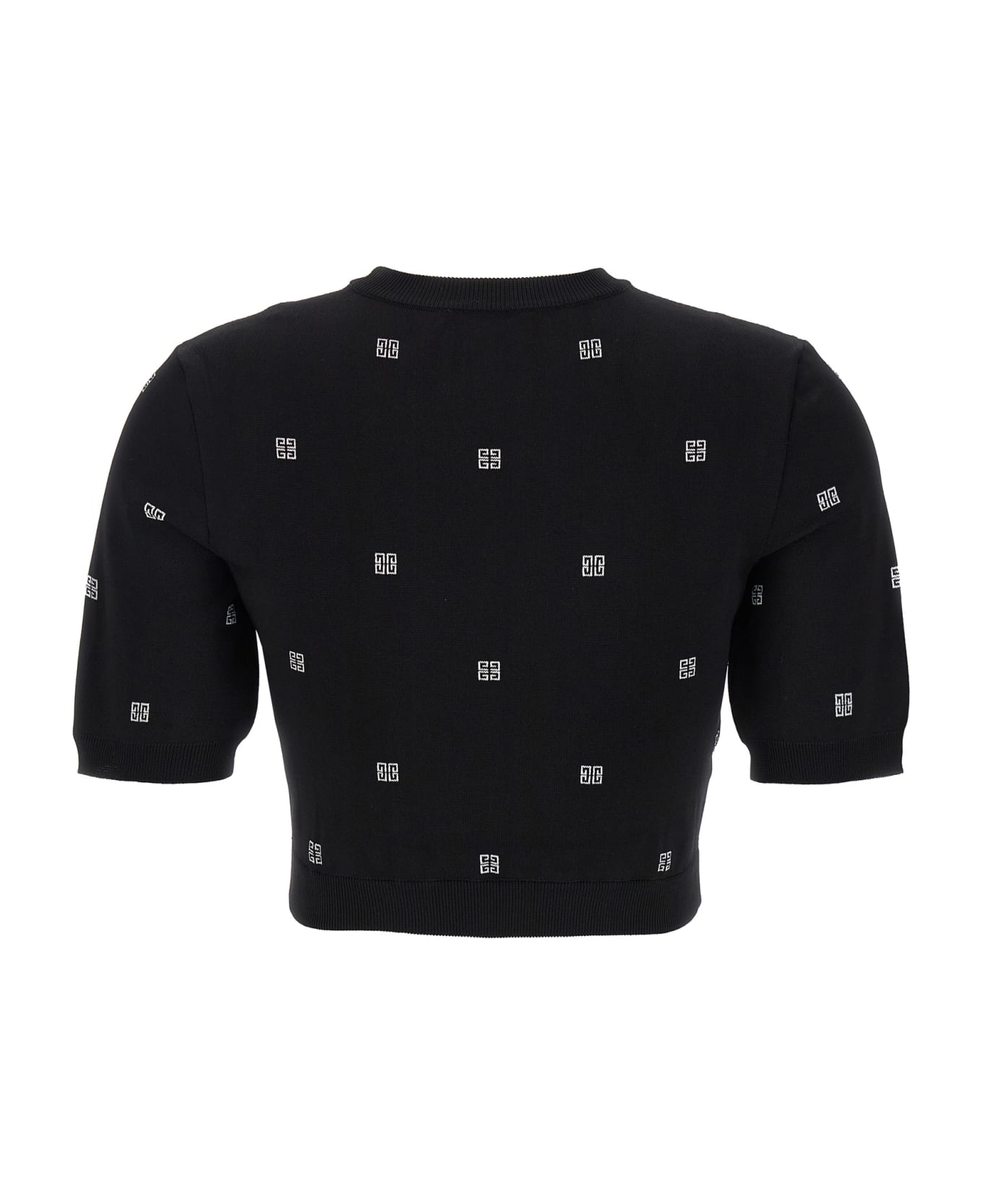 Givenchy All Over Logo Top - black