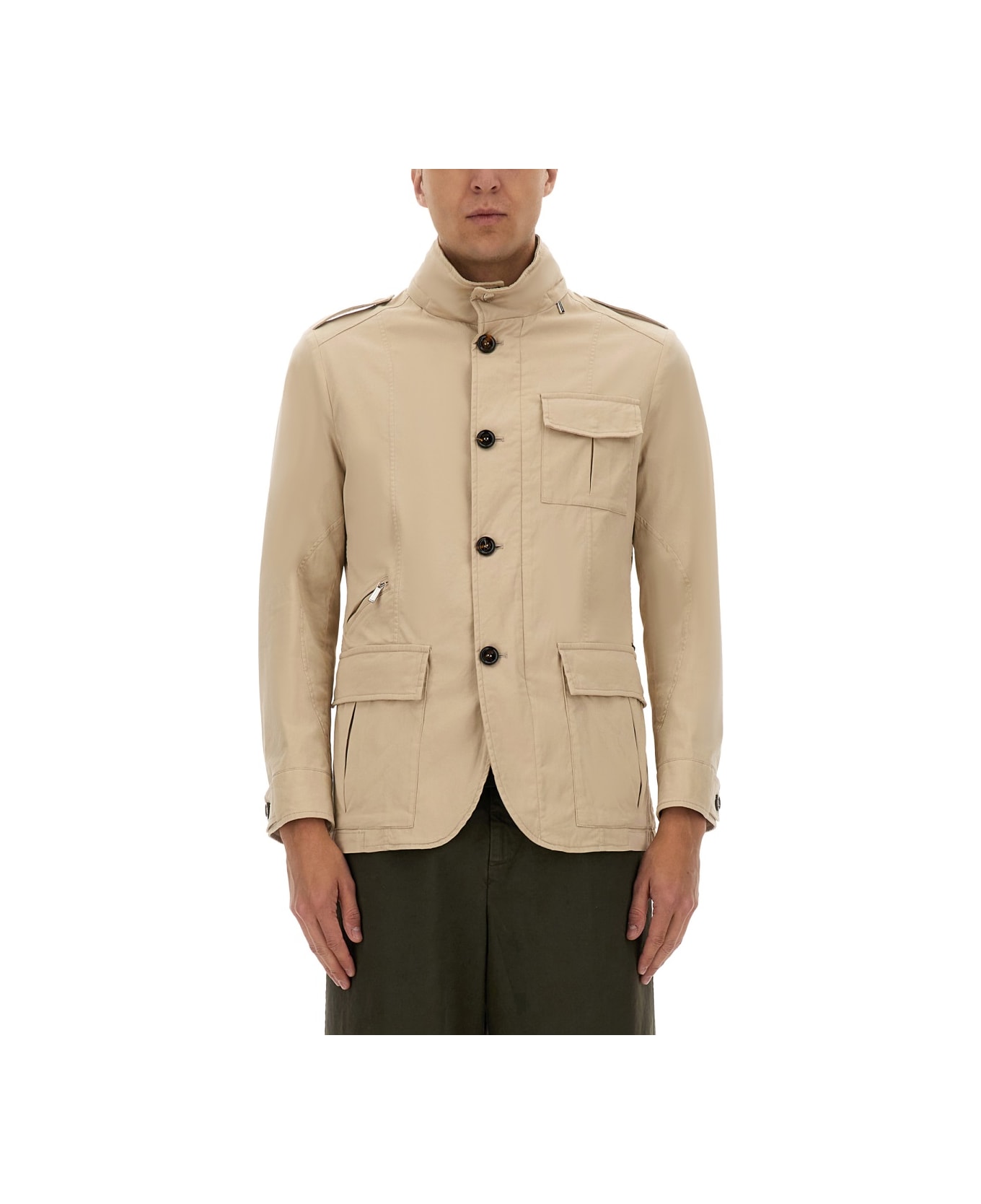 Moorer 
port-sac
 Jacket - Beige