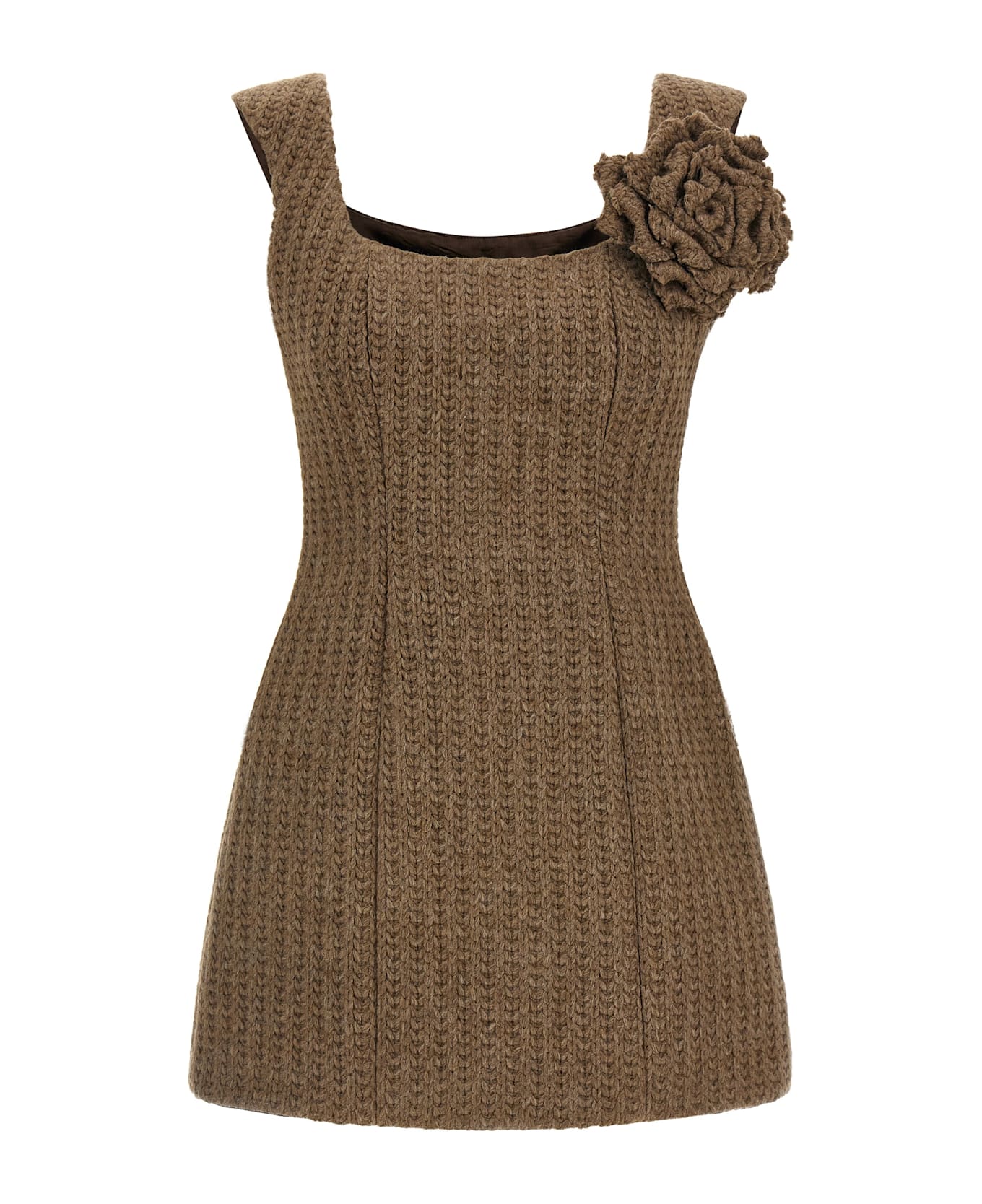 Giuseppe di Morabito Wool Dress - Brown