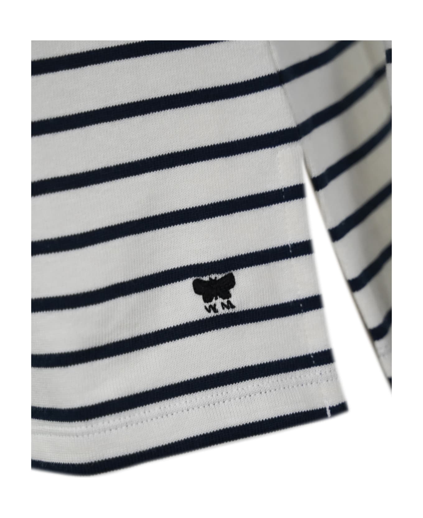 Weekend Max Mara 'erasmo' Striped Cotton Sweater - F.do avorio