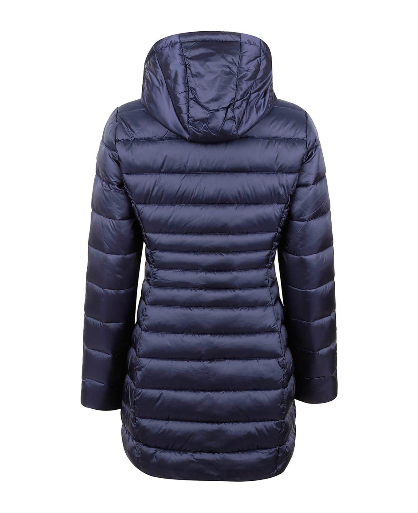 Save the Duck Zip Up Quilted Jacket - Blu