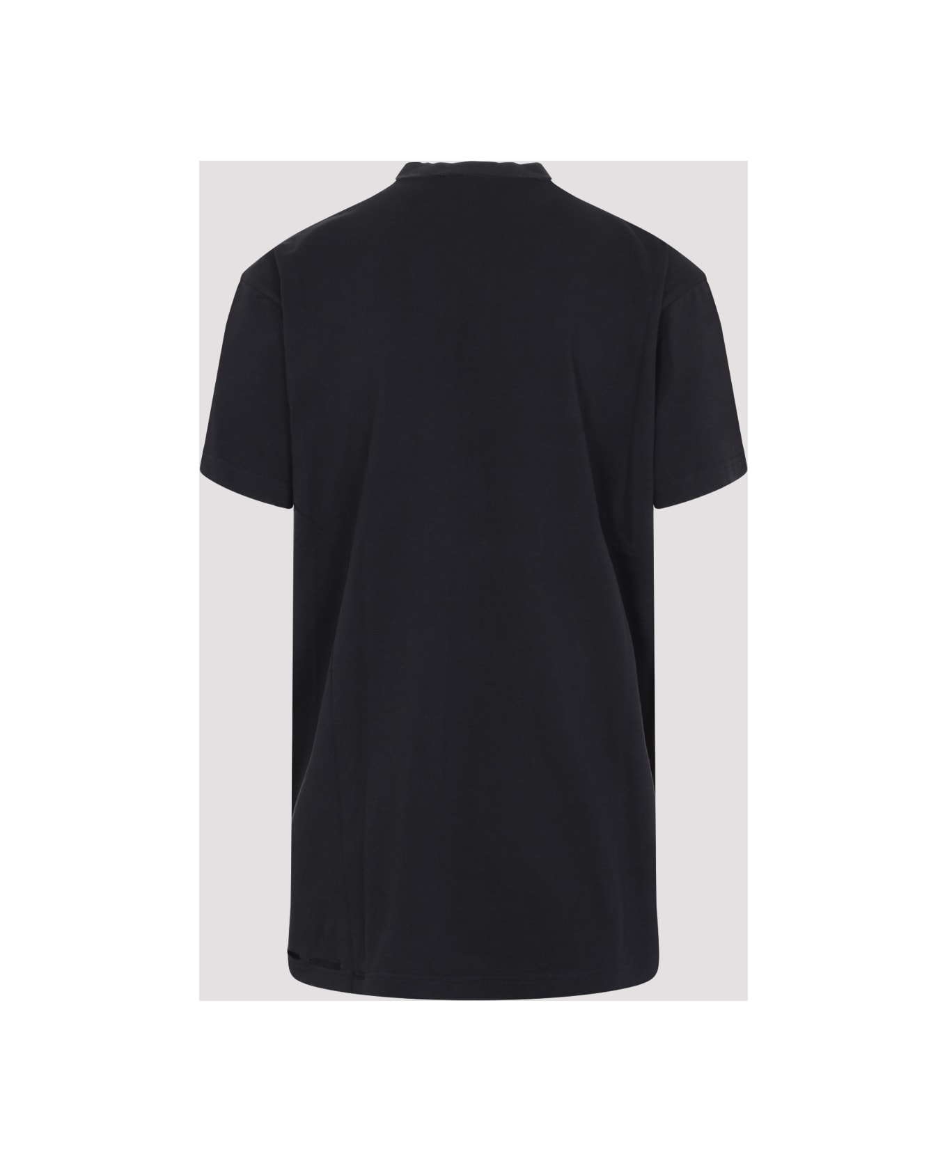 Balenciaga Black Coton Oversize Shirt - WASHEDBLACKWHITE