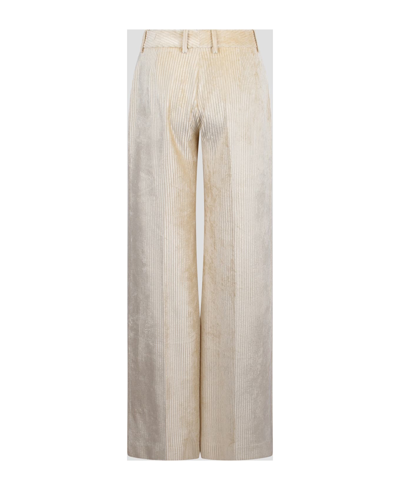 Ermanno Scervino Ribbed Flared Trousers