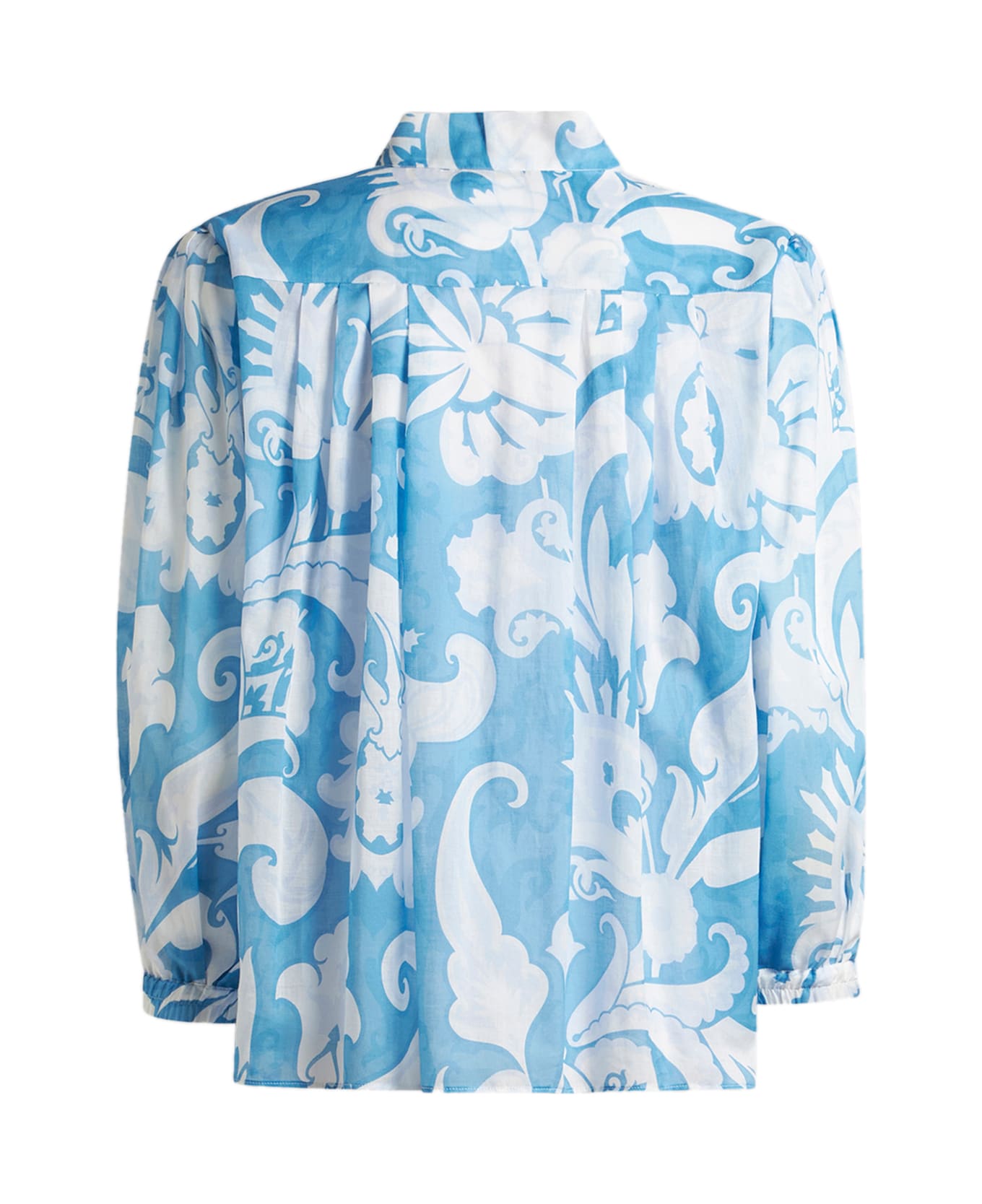 Etro Paisley Print Blouse - Clear Blue