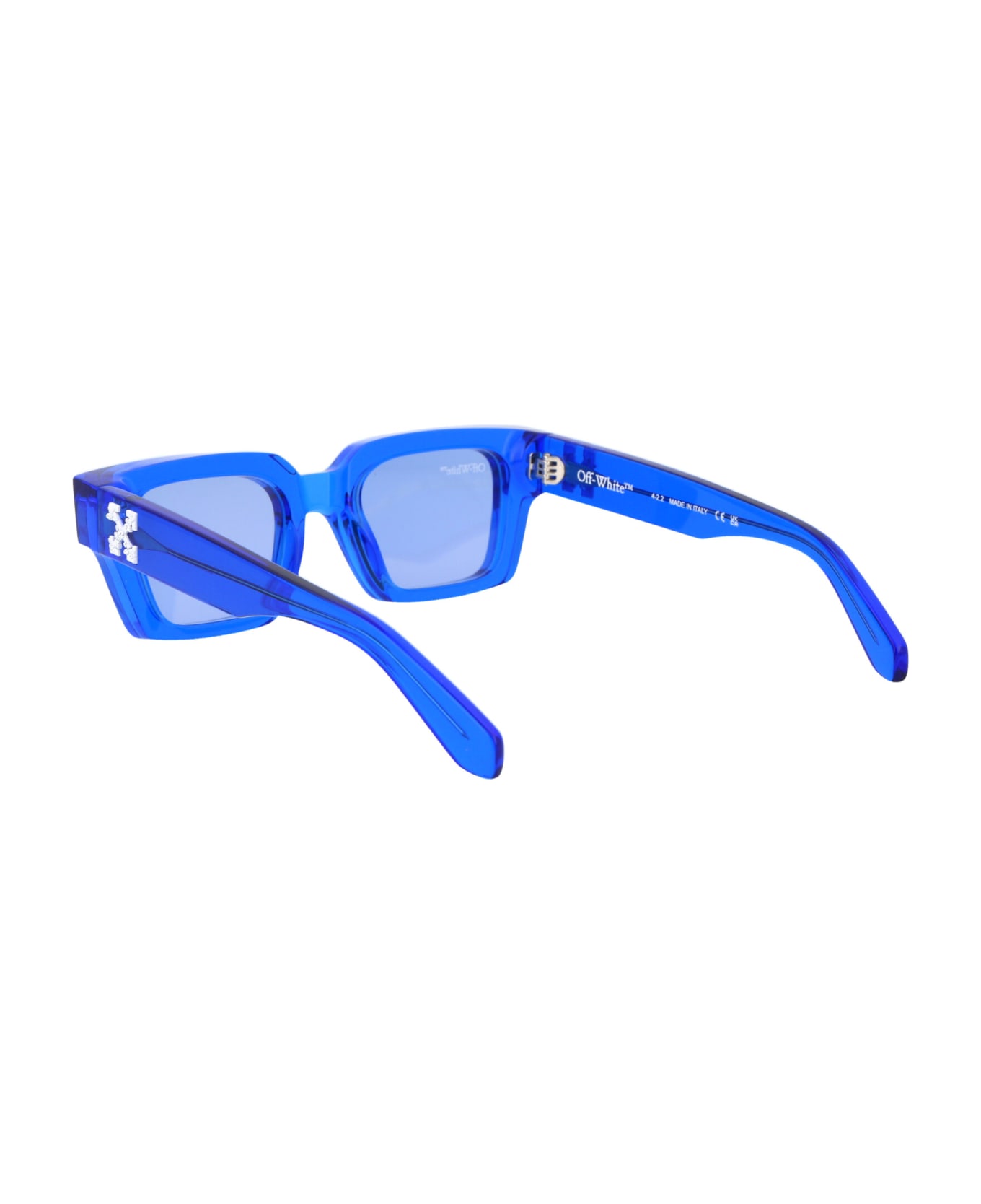 Off-White Virgil Sunglasses Laurent - 4545 CRYSTAL BLUE