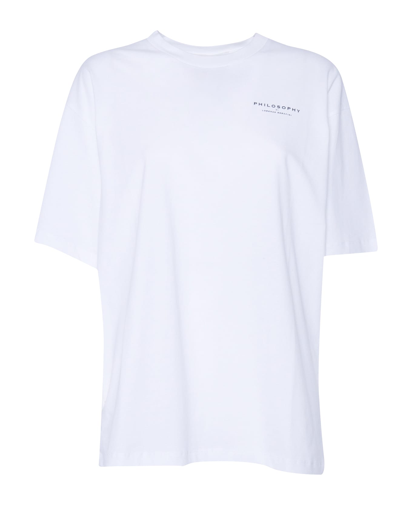 Philosophy di Lorenzo Serafini White T-shirt With Logo - WHITE