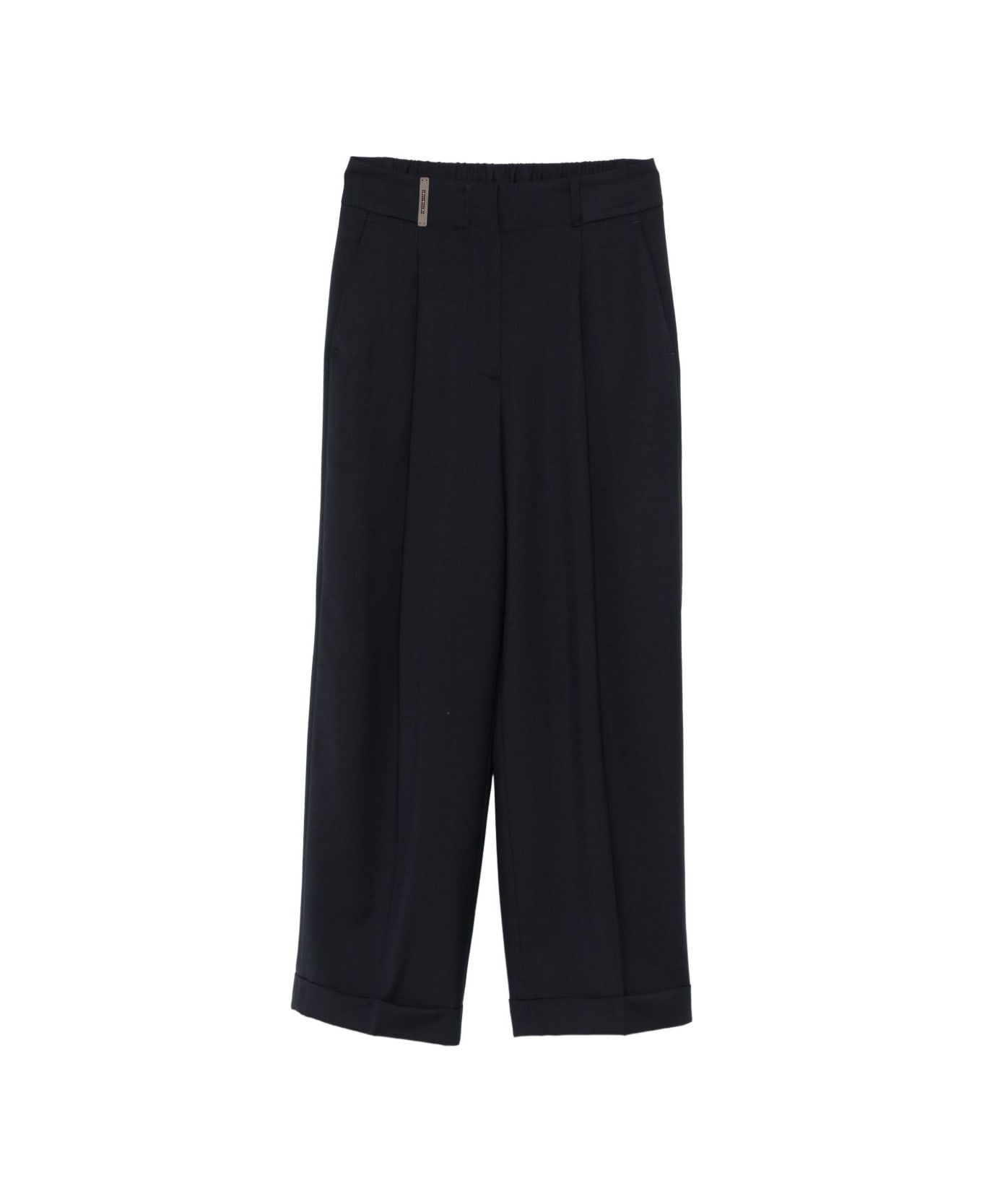 Peserico Blue Trousers - Blue