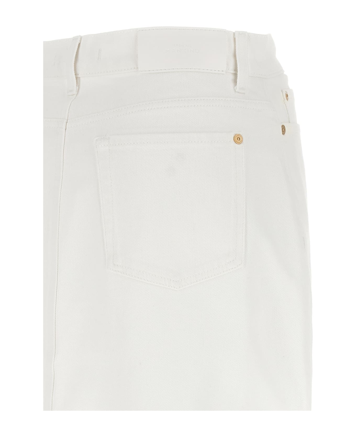 7 For All Mankind 'kellie' Skirt - WHITE