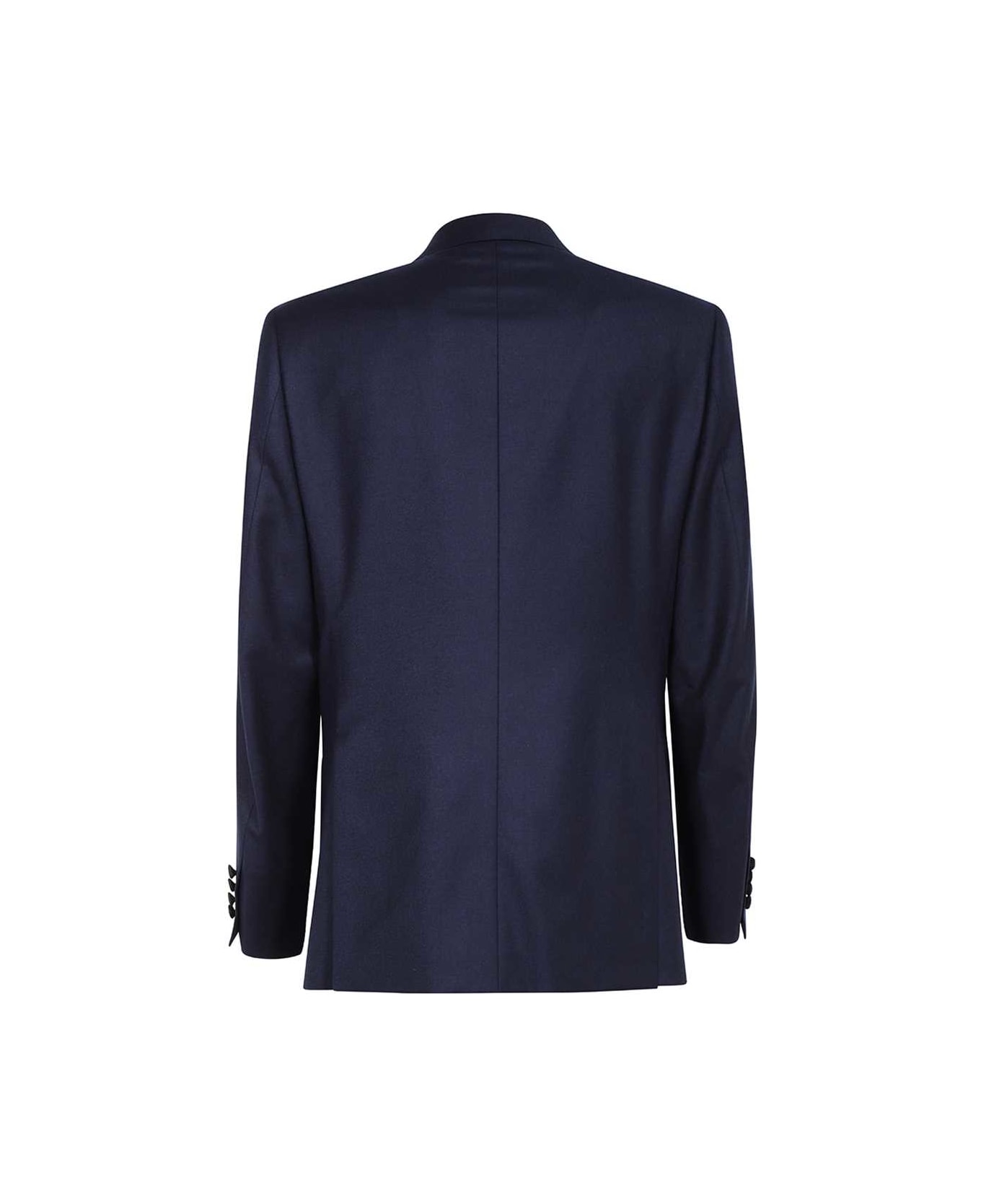Brioni Virgilio Dbr Double-breasted Virgin Wool Jacket - blue