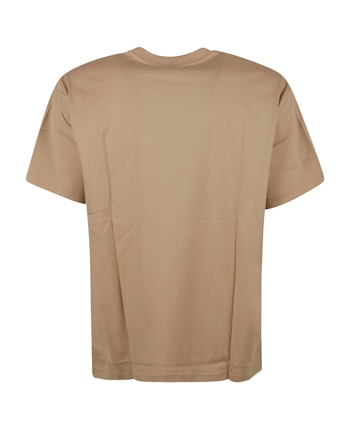 Burberry Logo Round Neck T-shirt - Beige シャツ