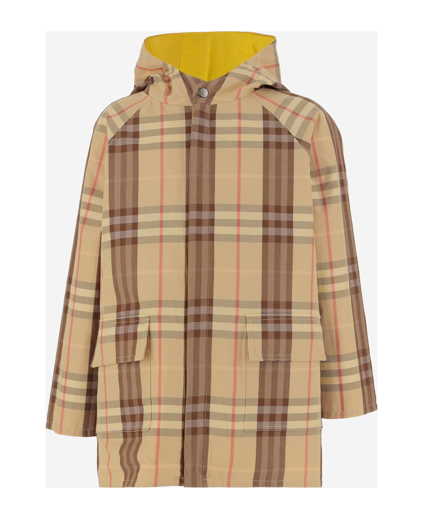 Burberry Reversible Cotton Coat - Yellow