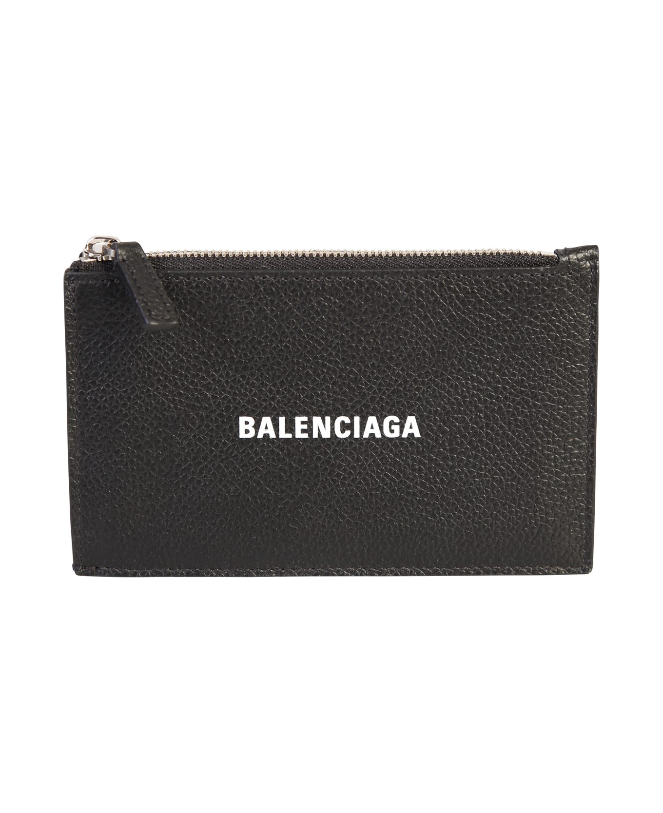 Balenciaga Black Zipped Cardholder - Black