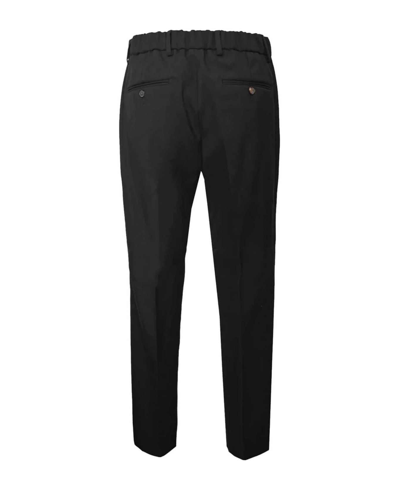 Be Able Black Virgin Wool Trousers - Black