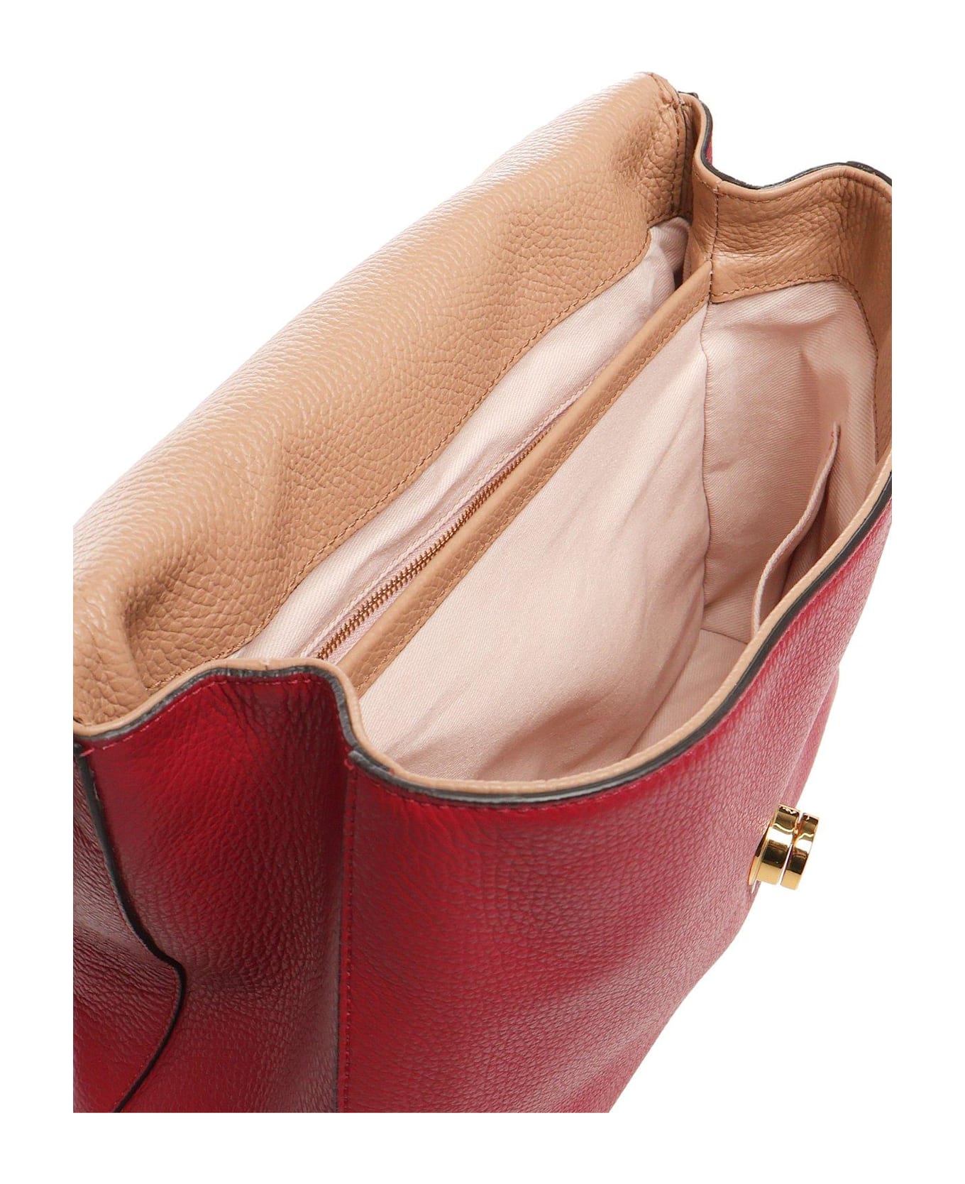Coccinelle Liya Foldover-top Tote Bag - Red