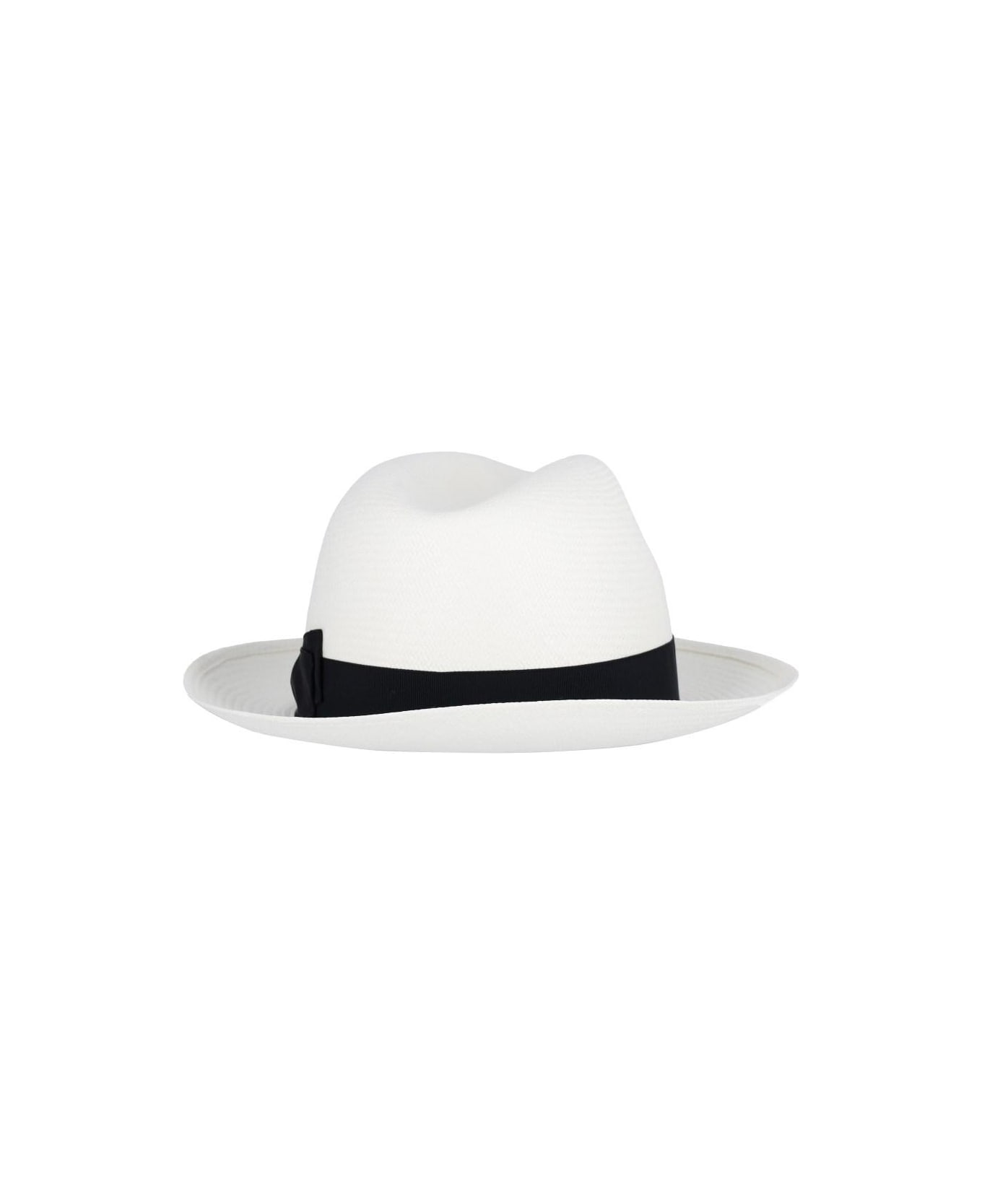 Borsalino Straw Hat 'panama' Borsalino - NATURAL 帽子