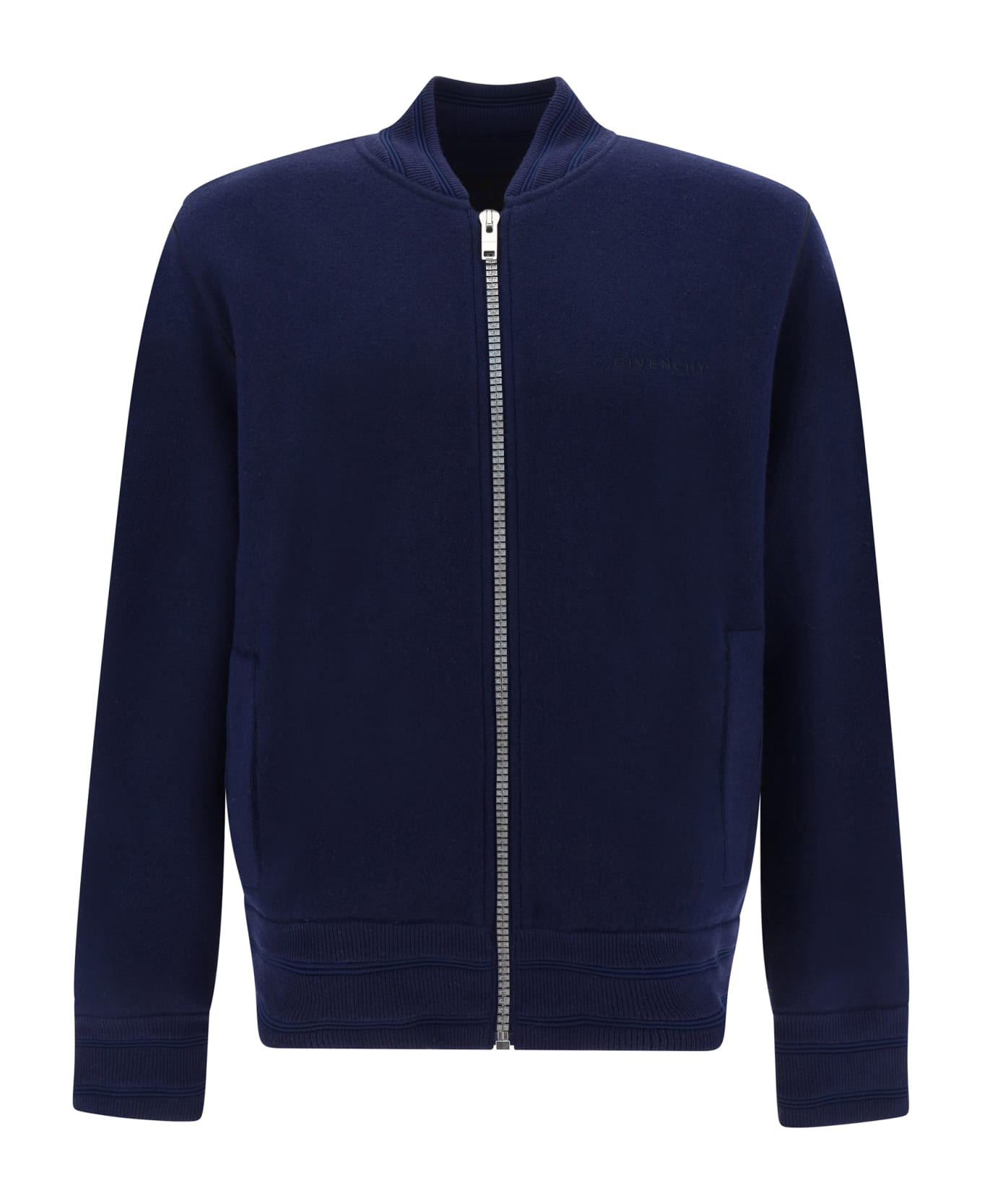 Givenchy Knitted Varsity Jacket - Blue ジャケット