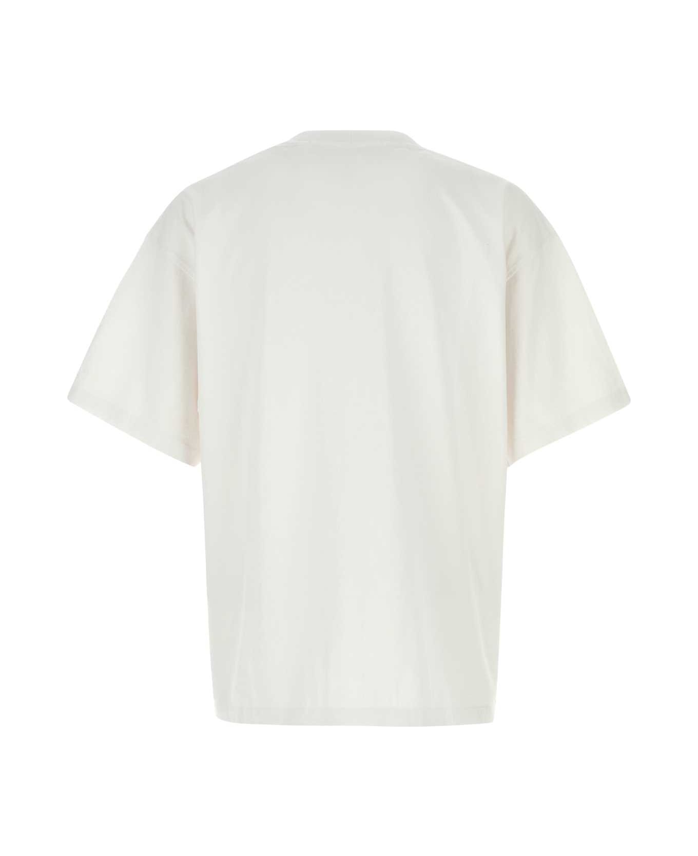 Alexander Wang White Cotton Oversize T-shirt - White