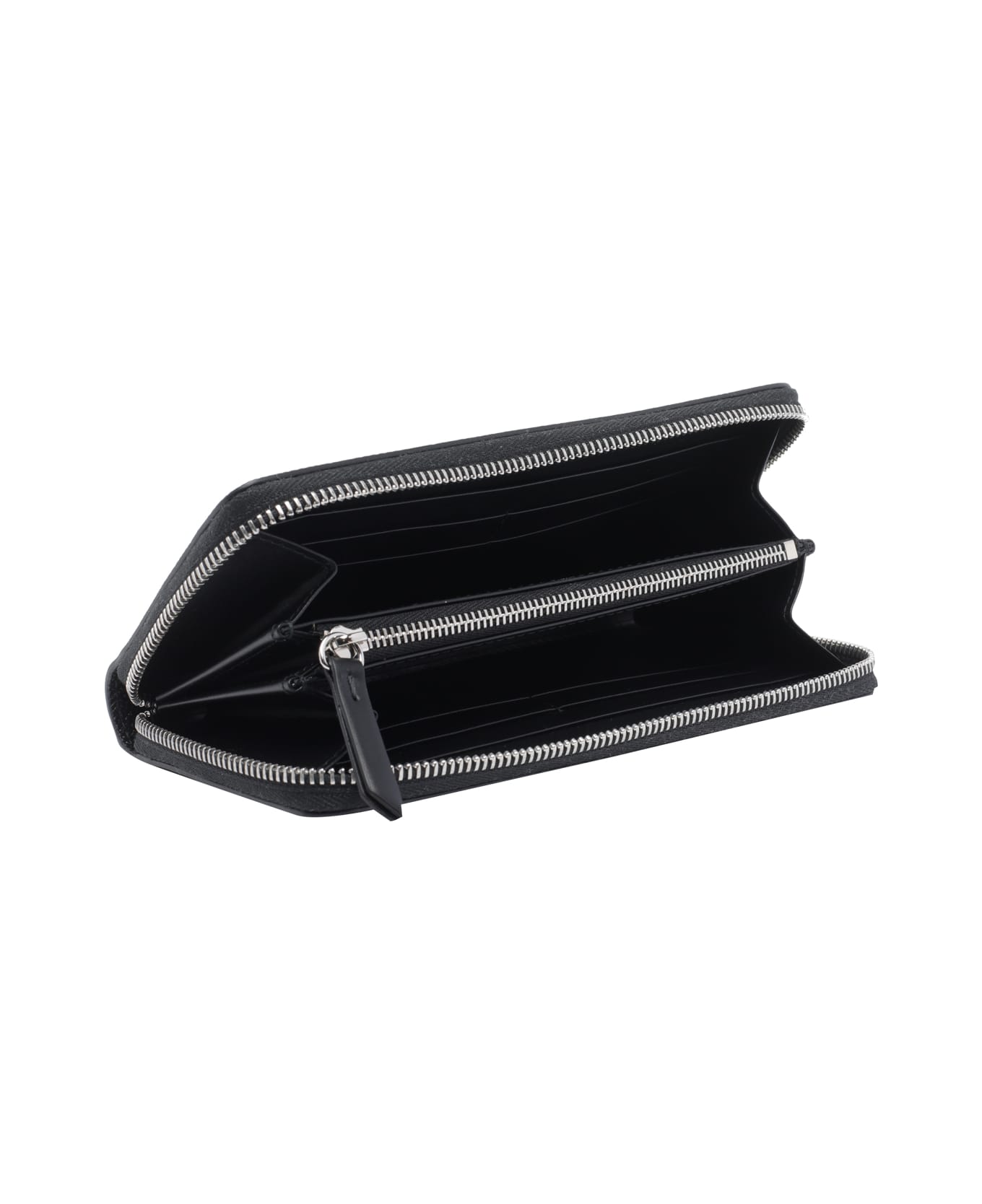 Maison Margiela Continental Four Stitches Wallet - Black