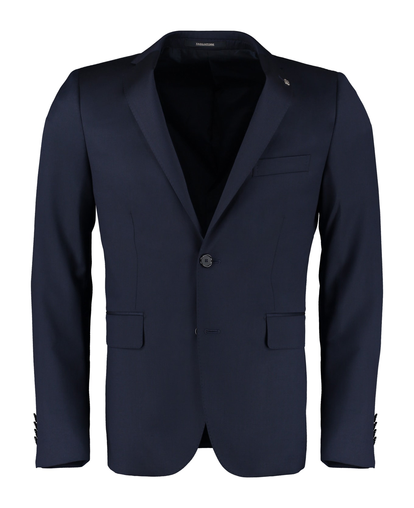 Tagliatore Virgin Wool Two-piece Suit - blue