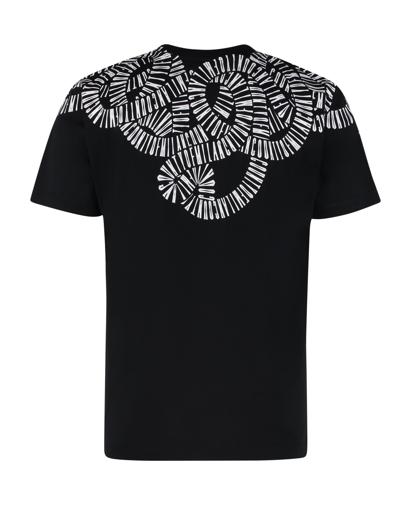 Marcelo Burlon Cotton Crew-neck T-shirt - black