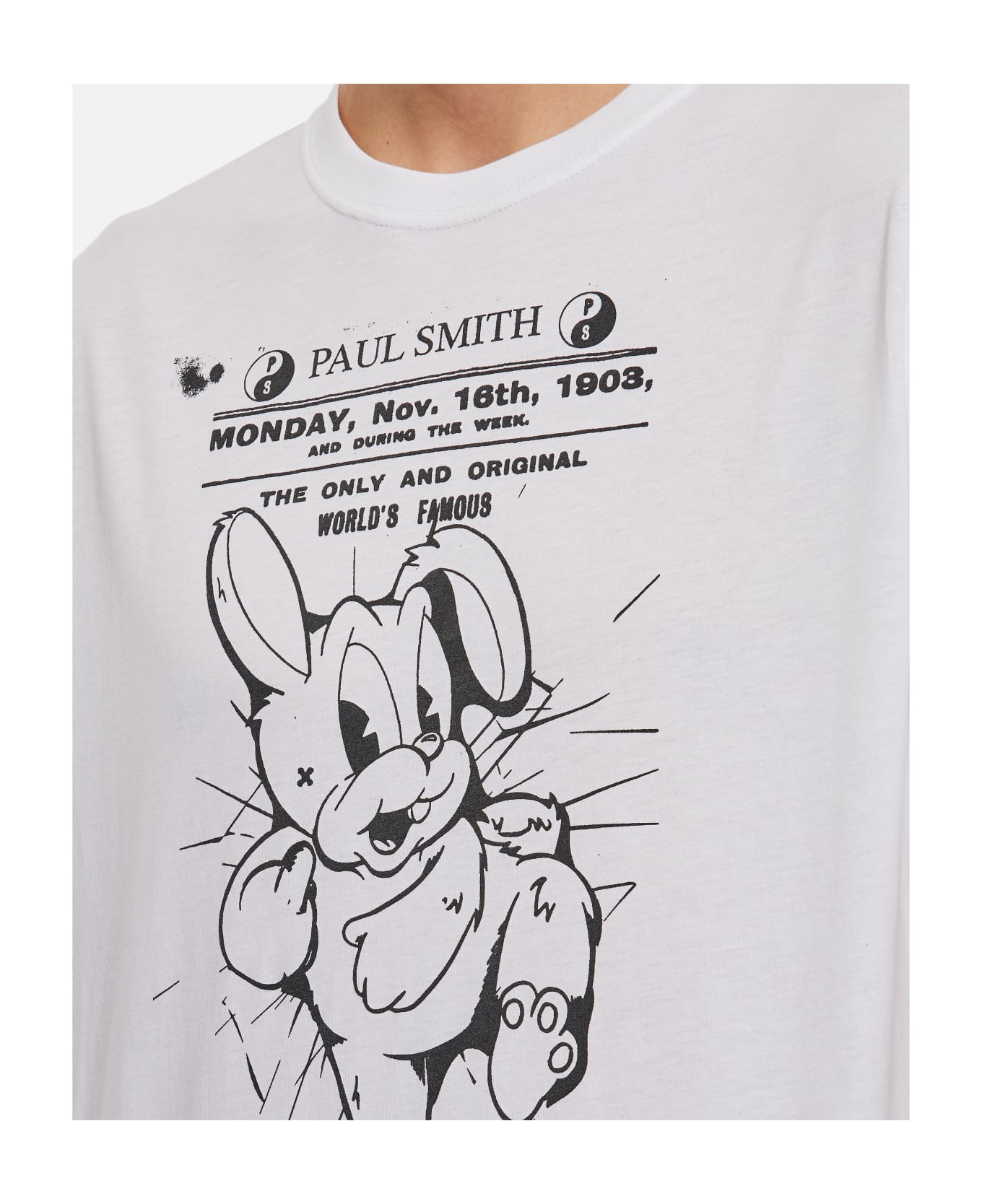 Paul Smith Rabbit Poster T-shirt - White シャツ